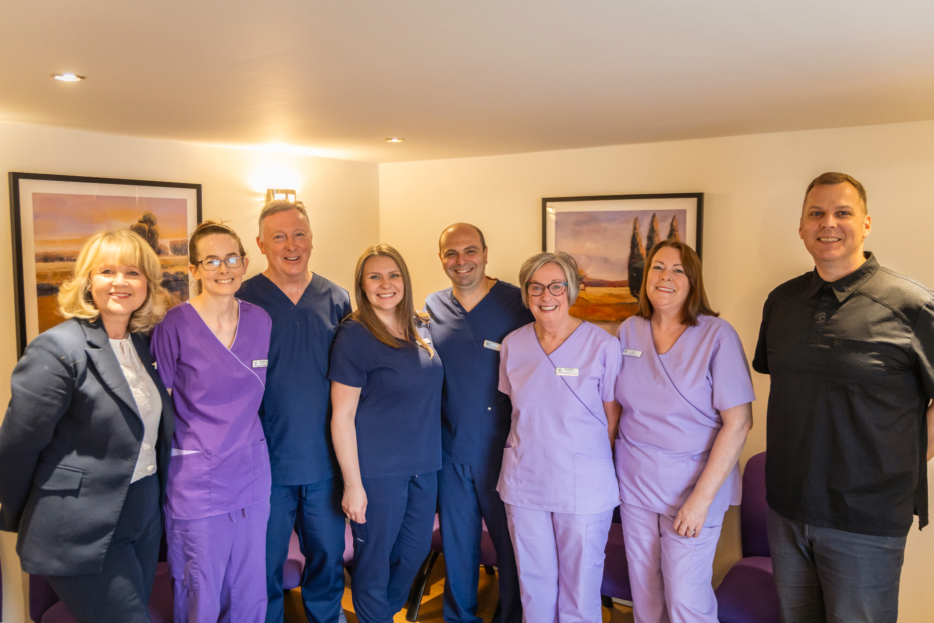 The North Street Dental Practice team at their Bourne, Lincolnshire practice.