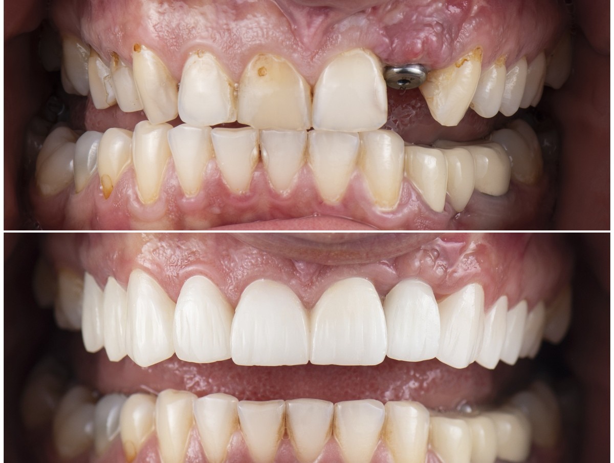 Clinical example — single dental implant and crown